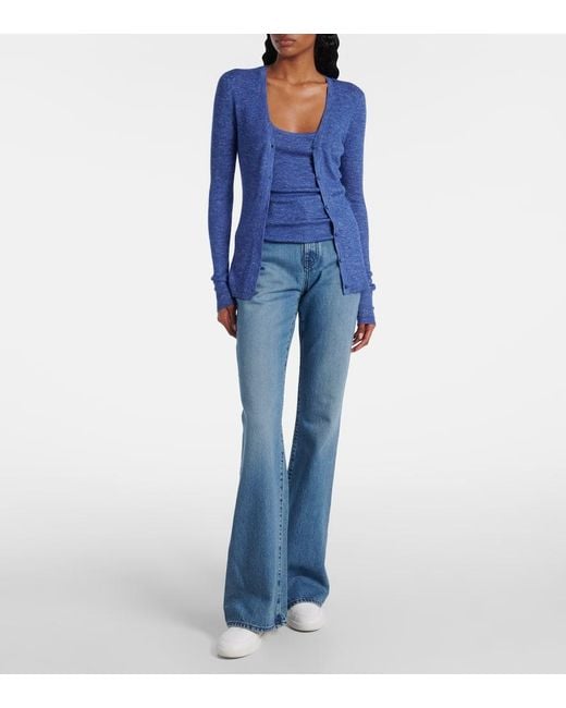 Jean Bootcut Willa A Taille Haute Gabriela Hearst en coloris Blue
