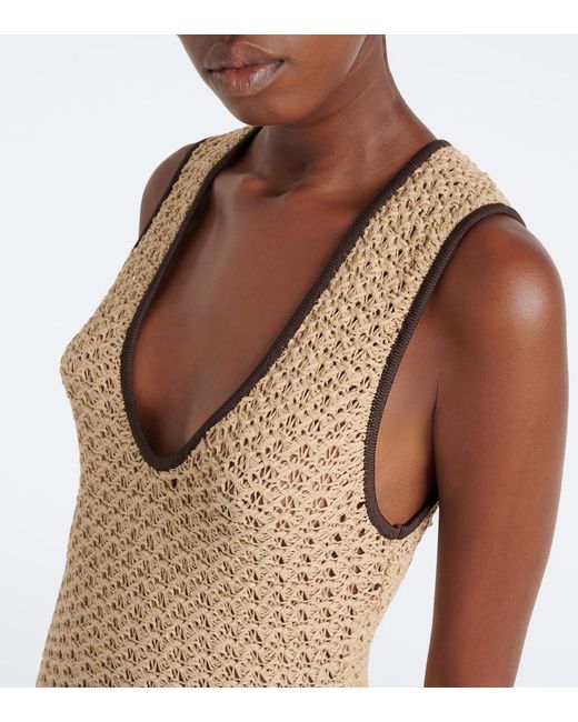 Sir Natural Ellinor Crochet Cotton Maxi Dress