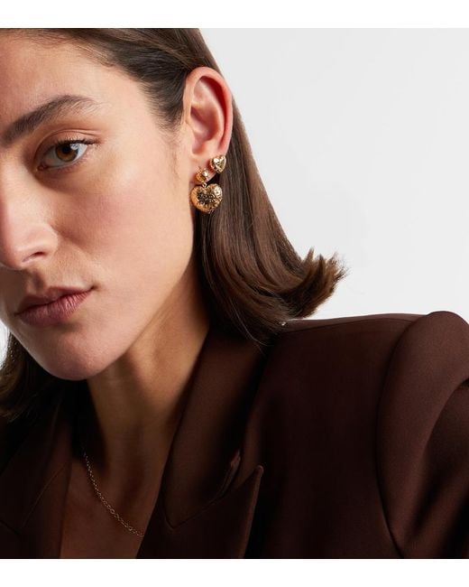 Sydney Evan Metallic Puffy Icon Wallpaper Small 14Kt Earrings