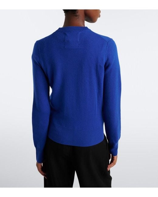 Extreme Cashmere Blue N°300 Little 2 Cashmere Cardigan