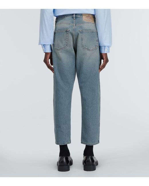 Prada Mid-Rise Jeans in Blue für Herren