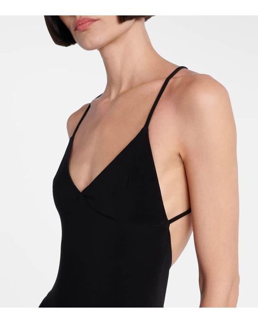 Norma Kamali Black Kenny Jumpsuit
