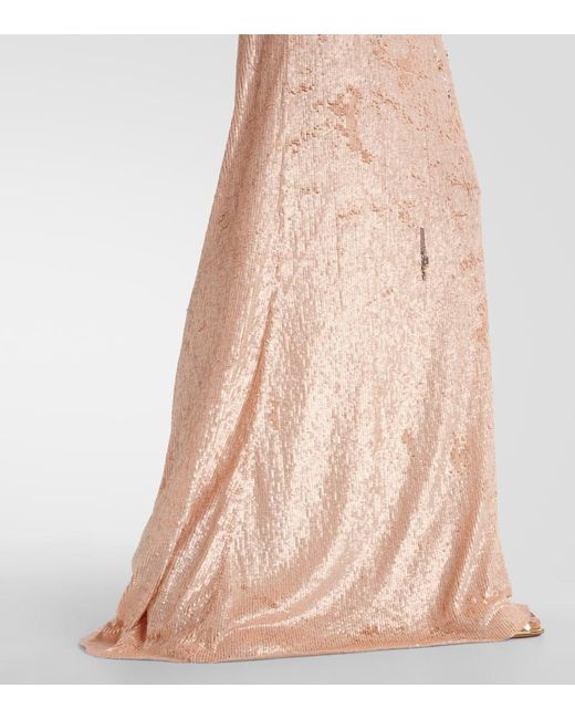 Jenny Packham Pink Bonnie Embellished Gown