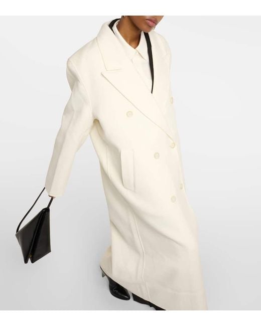 Manteau Oversize Gaia En Laine Melangee Frankie Shop en coloris Natural