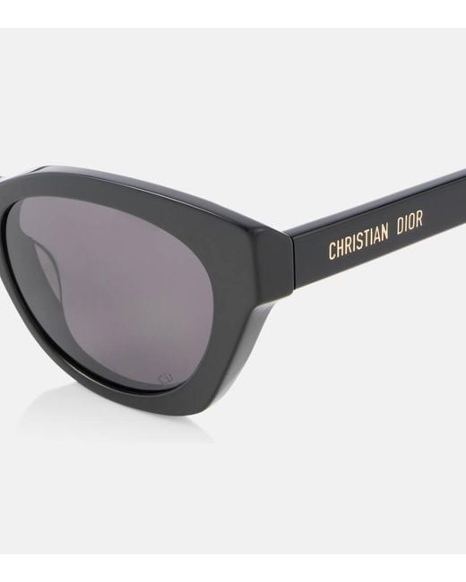 Dior Brown Diormidnight B2I Cat-Eye Sunglasses