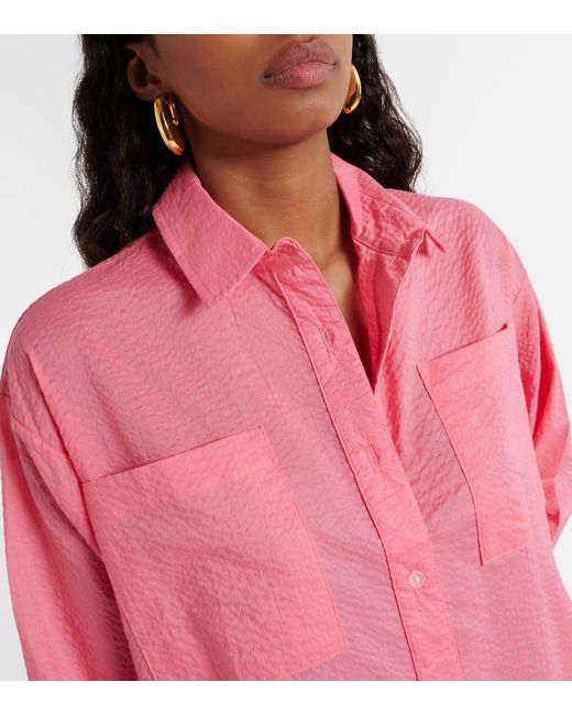 Camisa Mika de algodon JADE Swim de color Pink