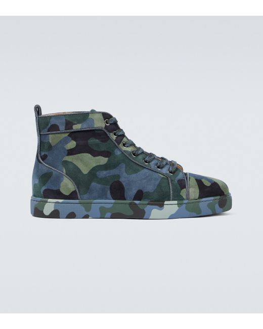 louboutin camo sneakers