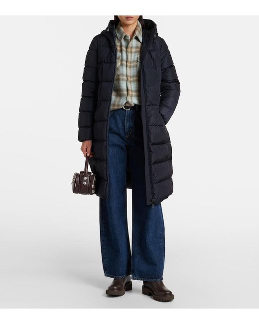 Moncler Blue Avocette Down Coat