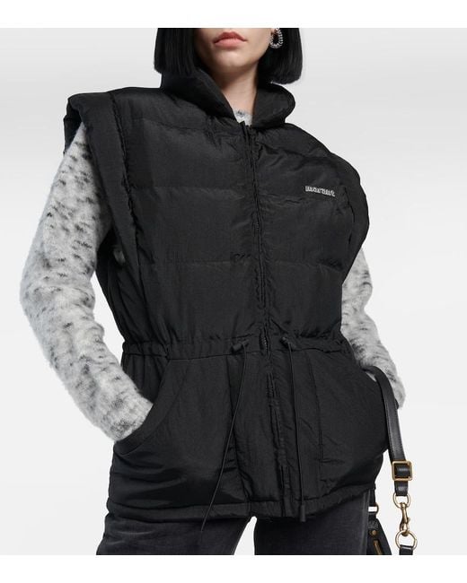 Isabel Marant Black Toby Puffer Vest