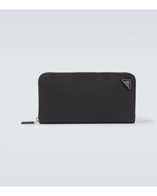 Prada Black Saffiano Leather Wallet for men