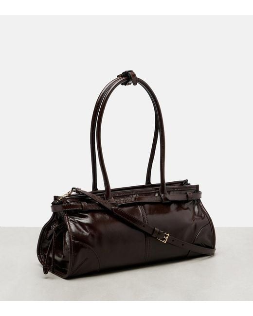 Prada Black Bonnie Medium Leather Shoulder Bag