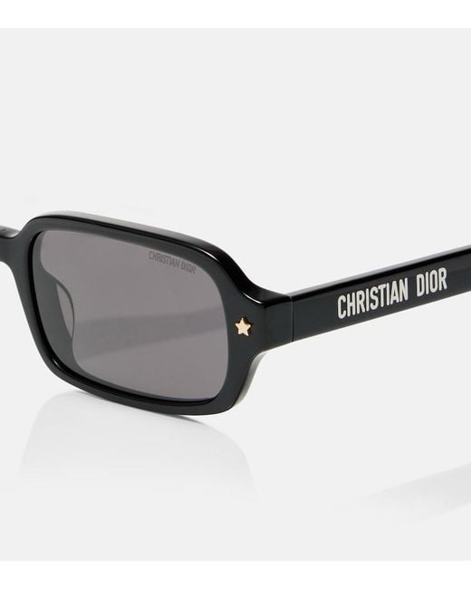 Dior Brown Diorpacific S3I Rectangular Sunglasses