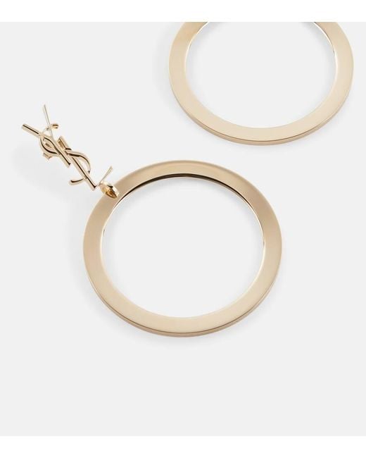 Boucles D'Oreilles Cassandre Saint Laurent en coloris Natural