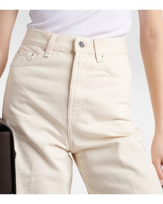 Totême Natural High-Rise Wide-Leg Jeans