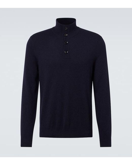 Jersey De Cachemir Brioni de hombre de color Blue