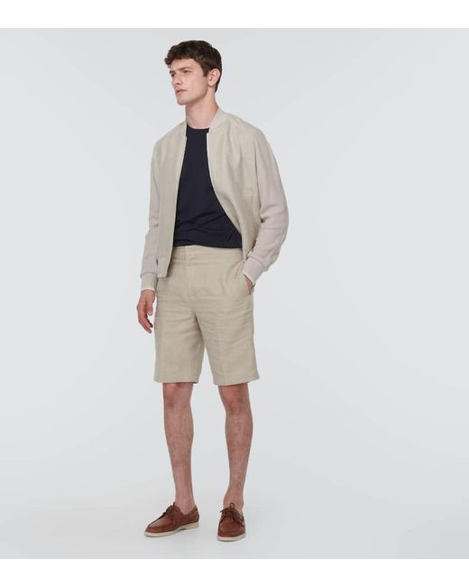 Loro Piana T-Shirt Aus Einem Seidengemisch in Black für Herren