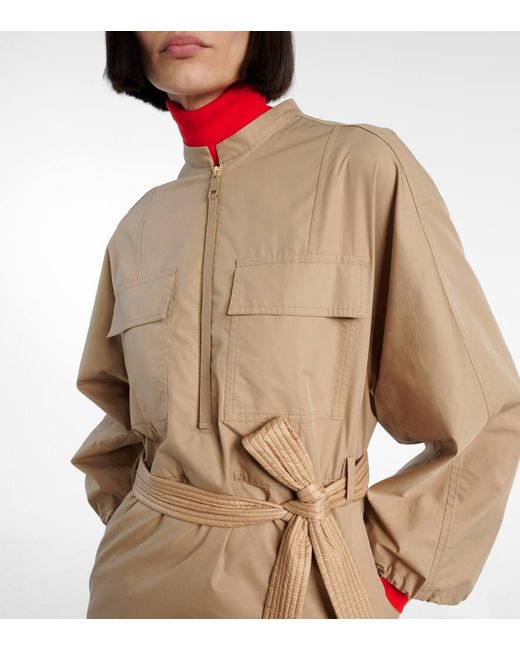 Abito Midi di Moncler in Natural