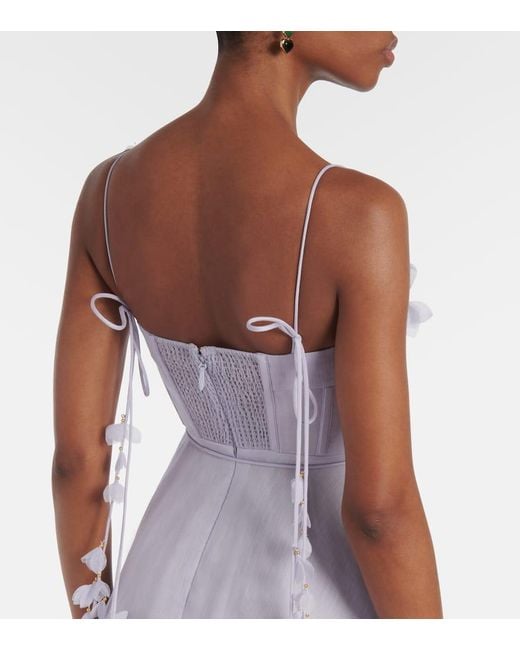 Abito Bustier Natura di Zimmermann in White