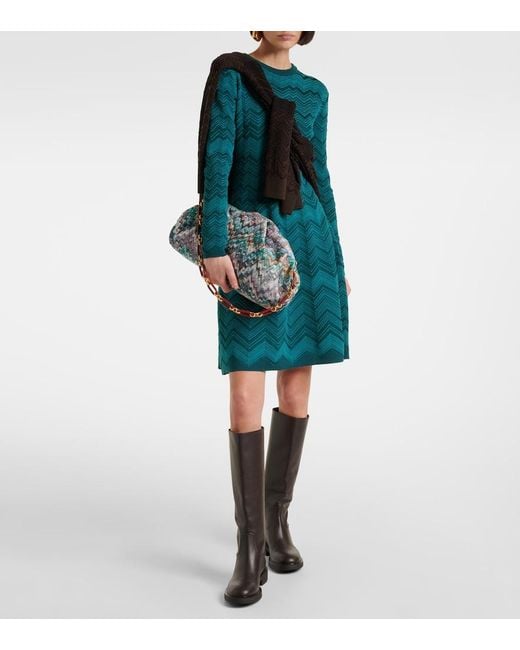 Robe Missoni en coloris Blue