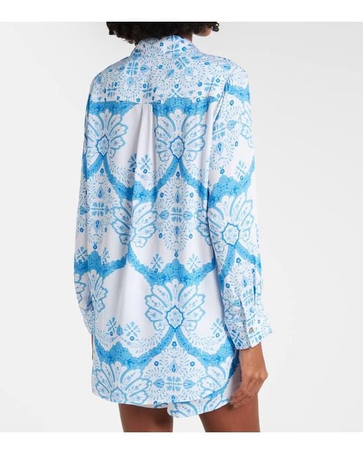 Chemise Paige Imprimee Melissa Odabash en coloris Blue