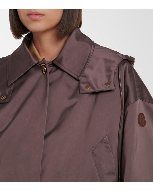Moncler Brown Chevreuil Hooded Blouson Jacket