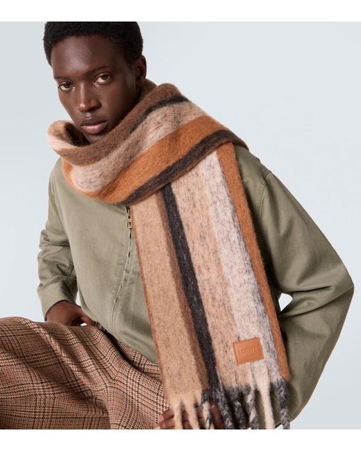 Sciarpa di Loewe in Natural da Uomo
