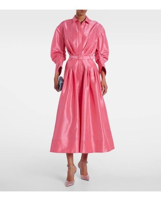 Rebecca Vallance Pink Hemdblusenkleid Maple