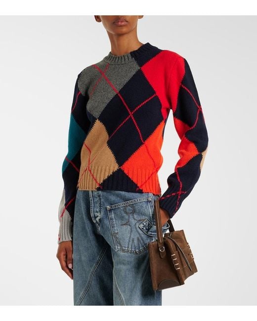J.W. Anderson Black X Pringle Of Scotland Wool Sweater