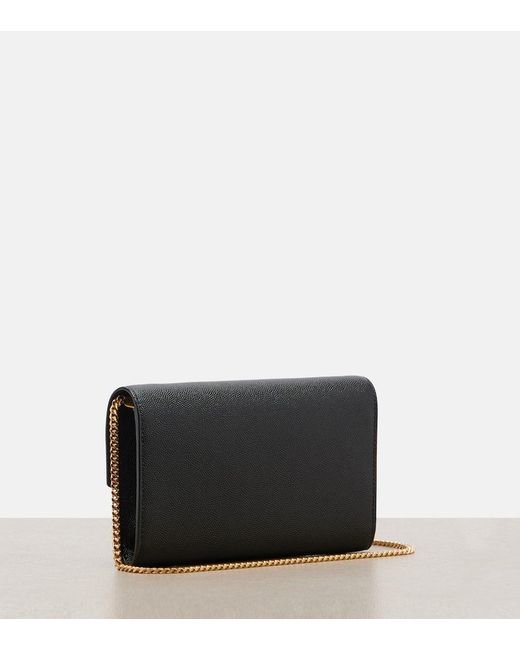 Saint Laurent Black Uptown Leather Cross-body Bag