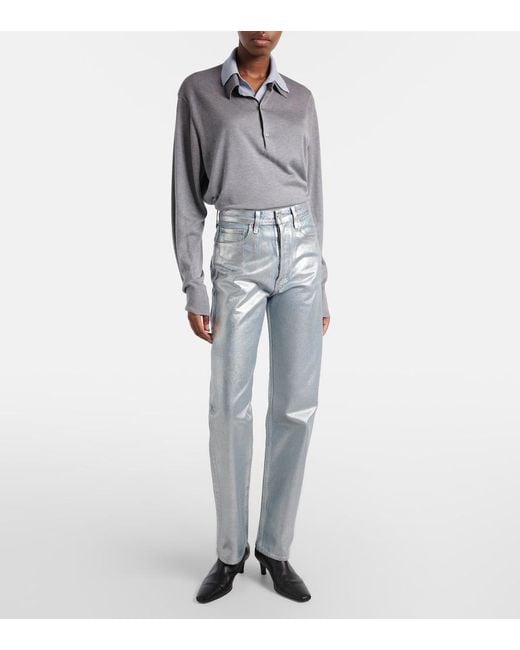 Agolde Blue 90's Straight Jeans