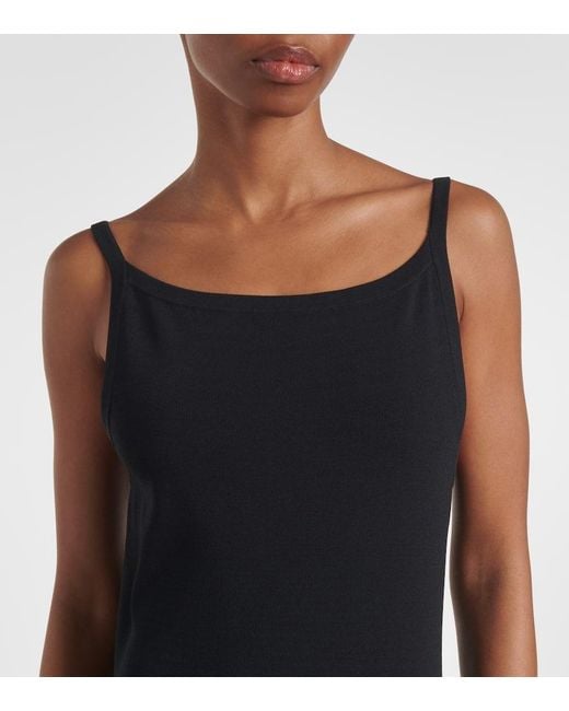 Joseph Black Sleeveless Maxi Dress