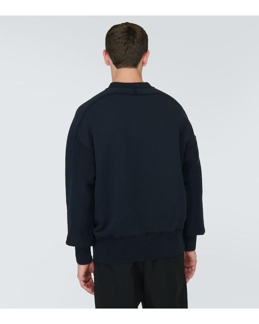 Dolce & Gabbana Sweatshirt aus Baumwoll-Jersey in Blue für Herren