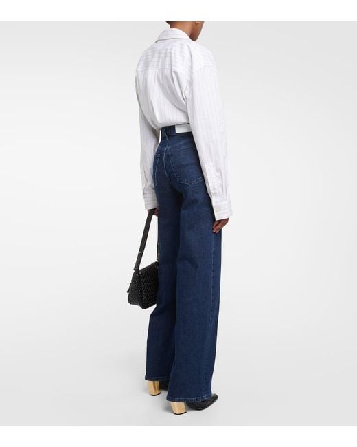 Re/done Blue Straight Jeans