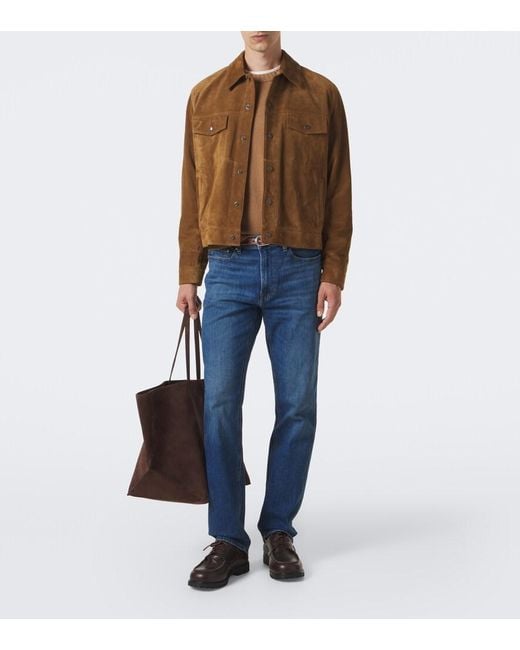 FRAME Blue Modern Straight Jeans for men
