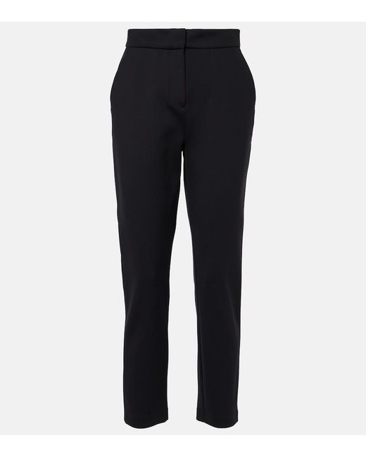 Max Mara Blue Orlando Cropped Straight Pants