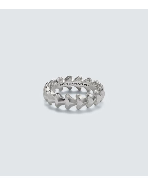 David Yurman White Armory Sterling Ring for men
