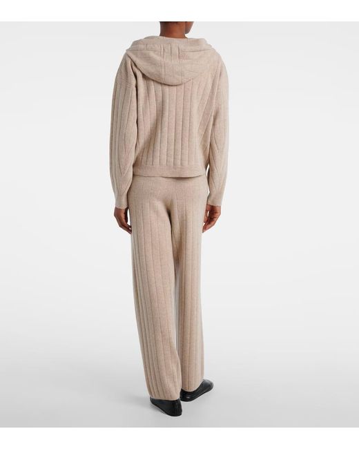 Sweat-Shirt A Capuche Rubiera En Cachemire Max Mara en coloris Natural