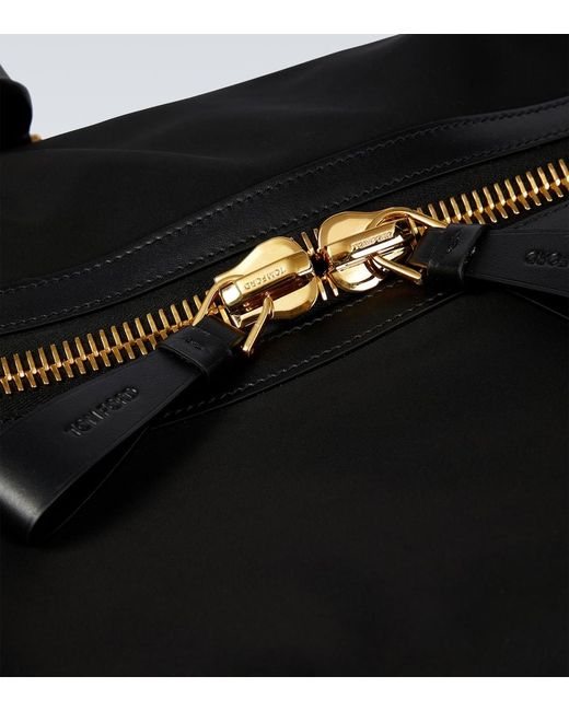 Bolsa De Viaje De Lona Tecnica Tom Ford de hombre de color Black