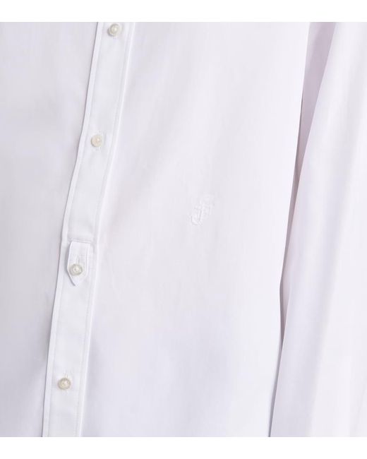 Jil Sander White Wednesday Cotton Poplin Shirt