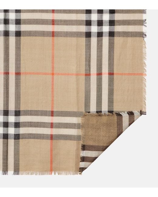 Sciarpa di Burberry in Natural