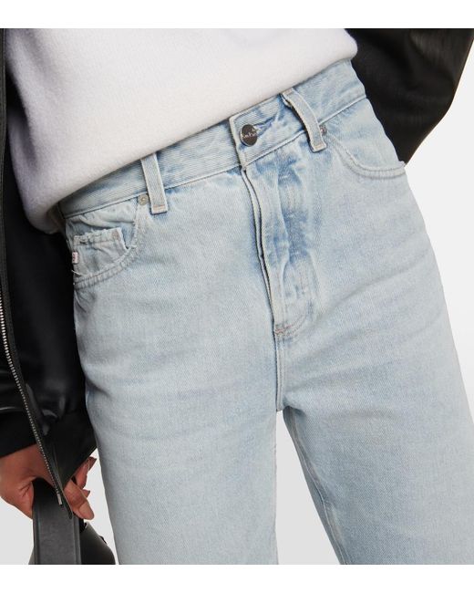 AG Jeans Blue X Emrata Clove Mid-Rise Jeans