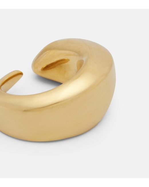 Bottega Veneta White Prisma-Plated Sterling Ring