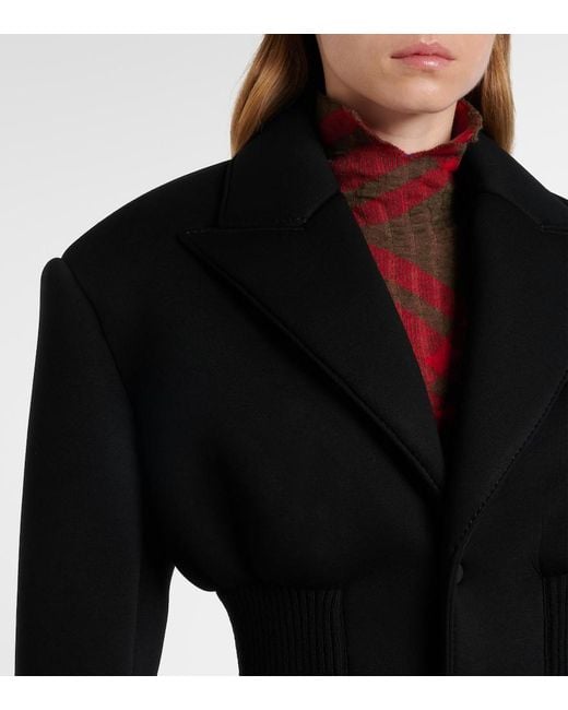 Wardrobe NYC Black Bonded Coat