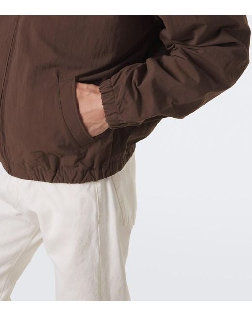 Prada Brown Technical Blouson Jacket for men