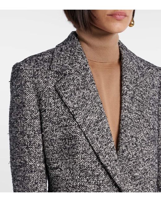 Dolce & Gabbana Black Jacke Aus Einem Wollgemisch
