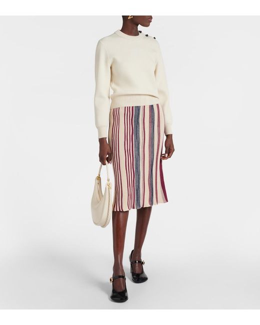 Bottega Veneta Natural Wool Sweater