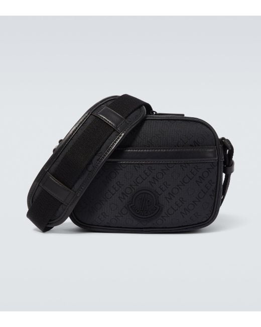 Moncler Black Technical Crossbody Bag for men