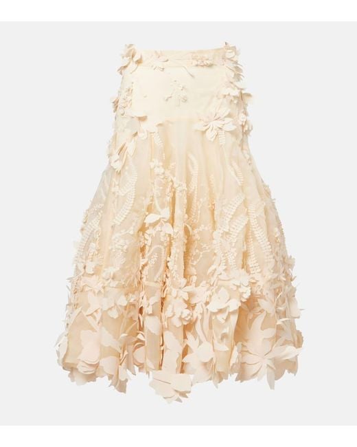 Gonna Midi Hypnotic di Zimmermann in Natural