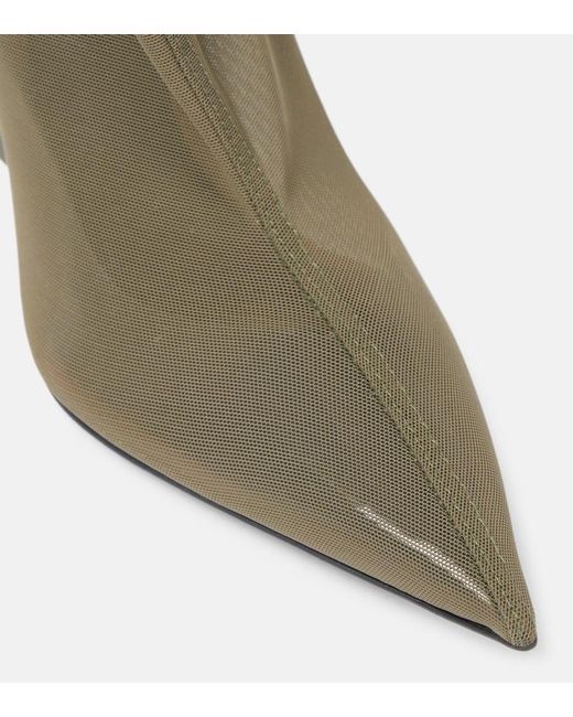 The Attico Green Cheopissima Pantashoes