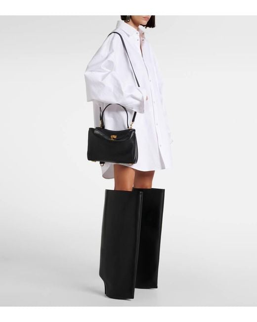 Balenciaga Black New Wader Stiefel 110Mm